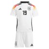 Maillot de Supporter Allemagne Sane 19 Domicile Euro 2024 Pour Enfant